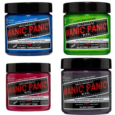 Manic Panic HIGH VOLTAGE Vegan Semi Permanent Hair Dye 4oz Pick Color