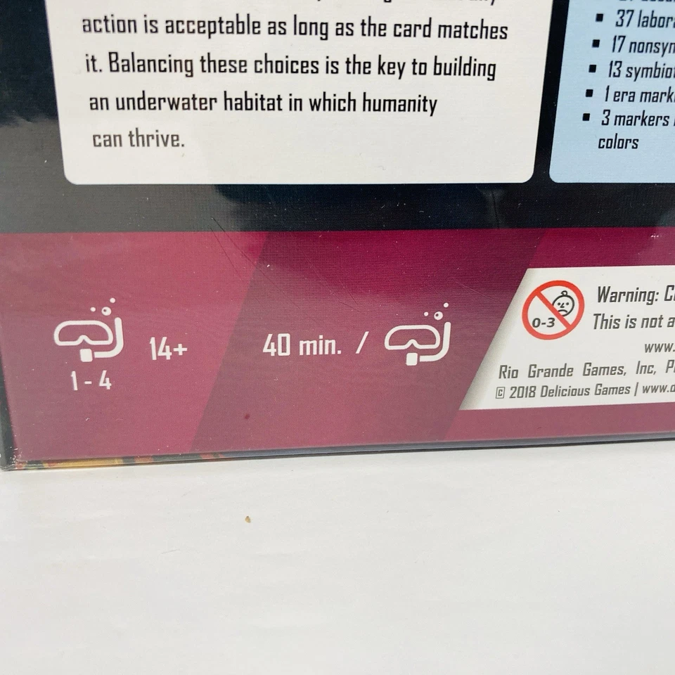 New UNDERWATER CITIES BOARD GAME English Rio Grande Games NIS SEALED *SEE PICS* - Image 3 of 4