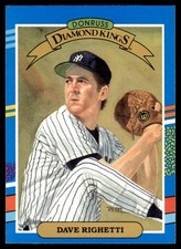 1991 DONRUSS DAVE RIGHETTI #21 NEW YORK YANKEES 2938