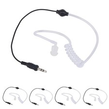 Short Listen Only Earpiece with 3.5mm Surveillance Acoustic Tube Headset for ...