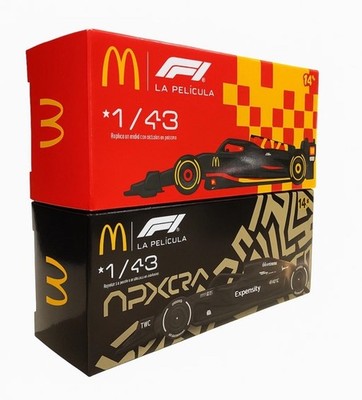 2025 F1 Formula 1 APXGP F1 Movie Car & McDonalds F1 Livery RARE