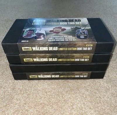 ウォーキング・デッド ドッグタグ　キーホルダー　レア AMC Walking Dead Limited Edition Dog Tag Set Season 2 Complete 4