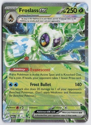 Froslass ex Holo Double Rare 003/182 NM