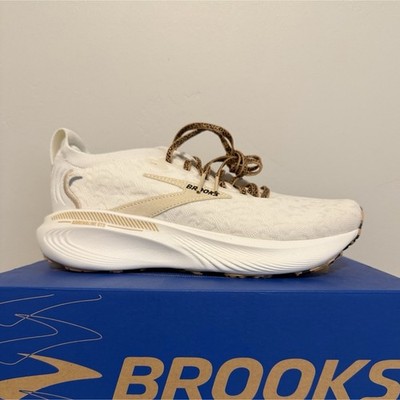 Brooks Adrenaline GTS 25 Women's Running Walking Shoes White/Beige/Brown B
