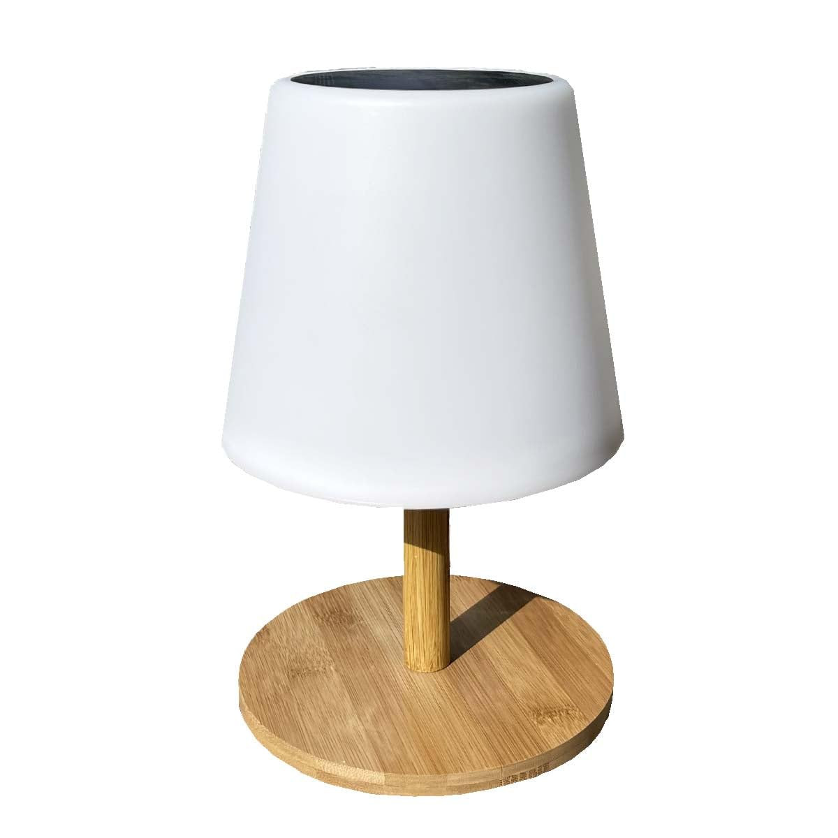 Lampada da tavolo solare e ricaricabile LED bianco caldo/bianco (k6n)