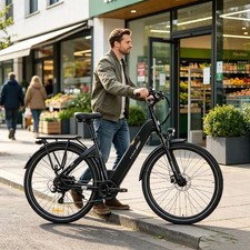 28" Elektrofahrrad 250W 36V/18AH Akku City eBike 7-Gang 120KM LCD-Display …