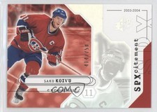 2003-04 SPx SPXcitement 414/750 Saku Koivu #134 0f8