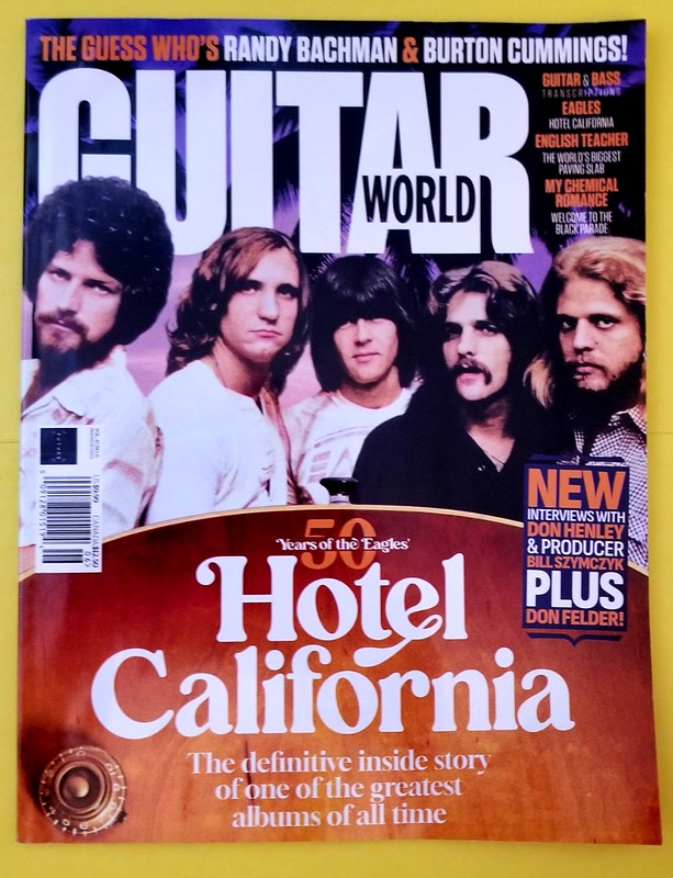 THE EAGLES-50 YEARS OF HOTEL CALIFORNIA - GUITAR WORLD MAGAZINE - JUNE 2026