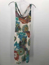 Banana Republic Trina Turk Ivory Size 4 Printed Shift Sleeveless Dress