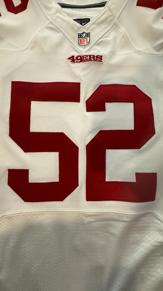 Футболка мужская Patrick Willis No52 San Francisco 49ers Nike Elite размер 48 XL НОВАЯ - Изображение 4 из 4