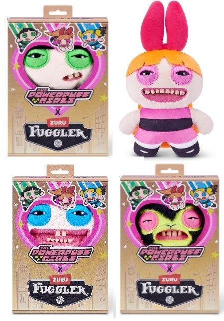 Fuggler Power Puff Girls Blossom Bubbles Buttercup Plush Funny Ugly Monster