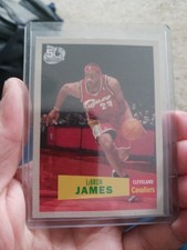 2007-08 Topps 50th 1957-58 VARIATION RETRO LeBRON JAMES #23 Lakers Cavaliers