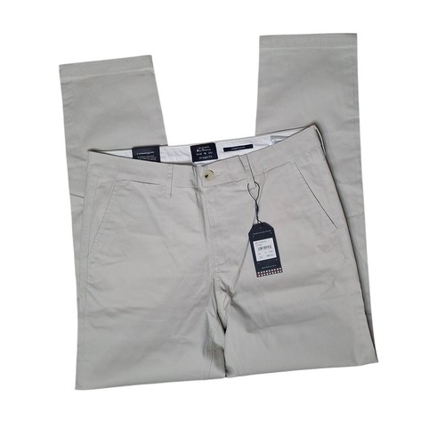 Ben Sherman, Ben Sherman Mens Stone Straight Fit Stretch Chino Pants 34x34 BS12WB225 NEW