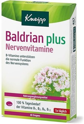 Kneipp Baldrian plus    B-Vitamine - 40 Dragees