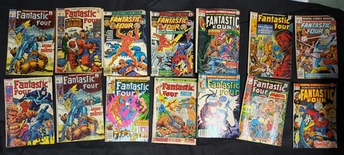 Vintage Marvel Fantastic Four  HUGE LOT of 51 comics and Fantastic Four BOOK!