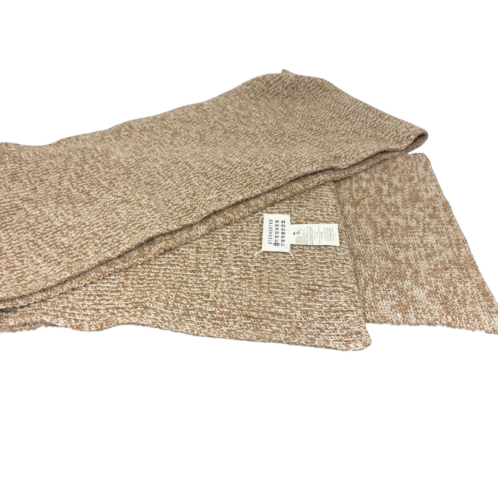 Maison Margiela Alpaca Orange Wool Knit Scarf Rectangle Casual - One Size image 3