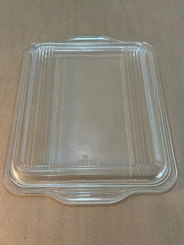 PYREX 503-C Split Ribbed Glass Refrigerator Dish LID ONLY 1950s Vintage