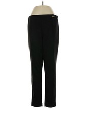 Halston Women Black Dress Pants L