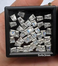 Loose Moissanite Trapezoid Step Cut D Color for Custom Fine Jewelry Making W.GRA