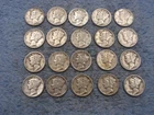 20 SILVER MERCURY DIMES WITH DATES lot 2