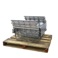 Lot of 12 Steel Heavy Duty Wire Mesh Cable Raceway Tray 25" x 22.5" x 6.75"