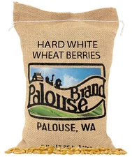 Certified Glyphosate Residue Free Palouse Brand Hard White Wheat Berries 5 lb