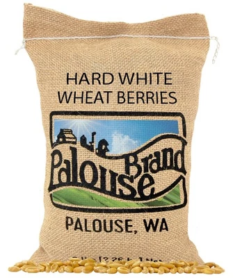 Certified Glyphosate Residue Free Palouse Brand Hard White Wheat Berries 5 lb