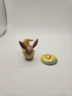 Vintage 1990s CGTSJ Nintendo Tomy Toy Pokemon Flareon Figure W/ Pog