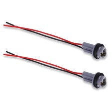 2 Pack T15 Car Turn Signal Lights Harness Pigtail Socket Replacement, T10 T13