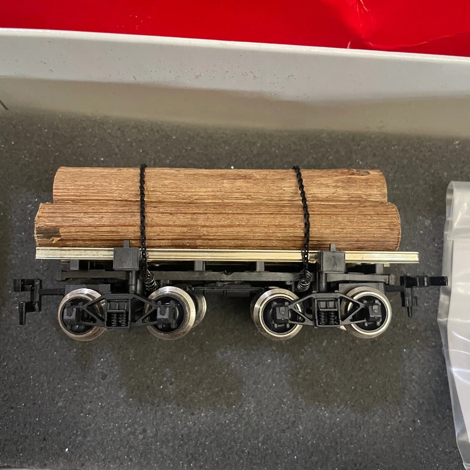Rivarossi 2349 Log Buggie Train Car HO Scale Vintage Model Railroad - Image 3 of 4