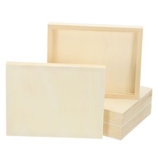 9 x 12 Inch Wooden Canvas Panels, 8pcs Unfinished Wood Craft Painting Board
