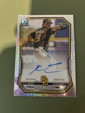 2026 KASH MAYFLELD Bowman Chrome Mojo Refractor Auto #BMA-KM San Diego Padres