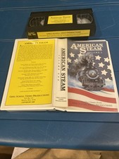 Super Rare American Steam Trains By Greg Scholl Video Productions 1989 VHS 765