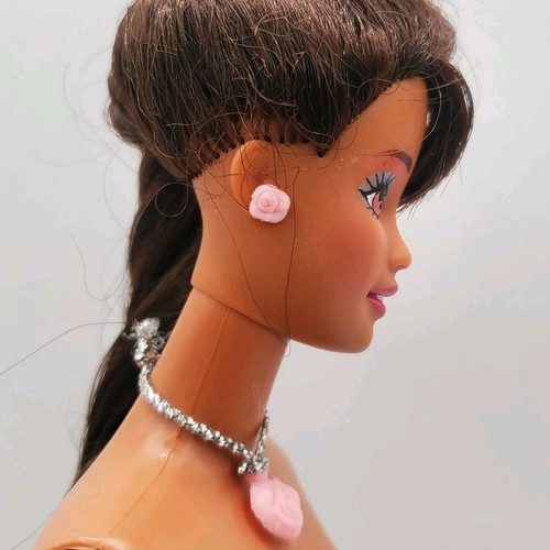 VTG 1995 Barbie 'Songbird Teresa Doll, Earrings, Ring, Necklace. Nude. Flaw Read - Picture 8 of 10