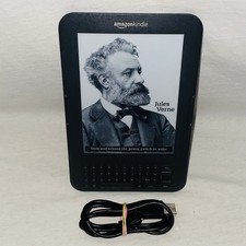 Amazon Kindle Keyboard 3rd Generation Model D00901 Wi-Fi only New Battery