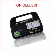 Supersonic SC-1082 9 Band AM/FM/SW 1-7 Portable Radio, High Sensitivity Receiver