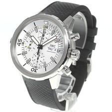 IWC SCHAFFHAUSEN AQUATIMER CHRONOGRAPH IW376801 46mm SS Rubber Silver Dial #C398 2