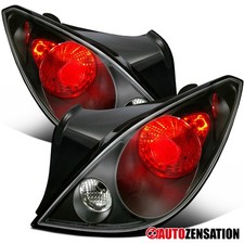 Fit 2006 2007 2008 2009 Pontiac G6 Coupe Black Tail Lights Rear Brake Lamps