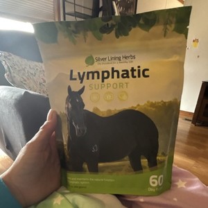 Silver Lining Herbs Lymphatic Support Horse Supplement 60 Day Supply