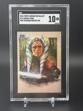 2024 Topps Chrome Star Wars Galaxy - Ahsoka Tano Mini Diamond Refractor #74