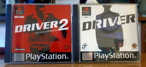 PS1 GIOCHI USATI LOTTO STOCK DRIVER 1 E 2 BLACK LABEL - Foto 1 di 7
