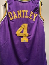 Adrian Dantley Autographed Utah Jazz Jersey With “HOF 08” Inscription