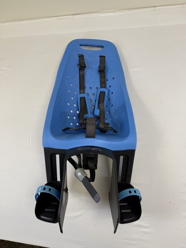 THULE Yepp Maxi Frame Mount Child Bike Seat Blue Great Condition Fast Shipping