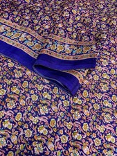 Vintage Silk Saree for Crafting, Sewing, Quilting, Upcycled Projects SS2837