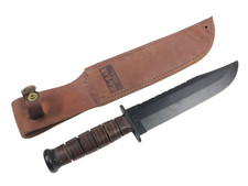 Ka-Bar KaBar Knives Leather Big Brother Bowie fighting knife 2217