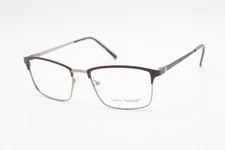 HARVE BENARD HB 709 BROWN SILVER AUTHENTIC DESIGNER EYEGLASSES 52-17