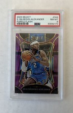 2023-24 Select Shai Gilgeous Alexander #344 Mezzanine Purple Flash /175 - PSA 8