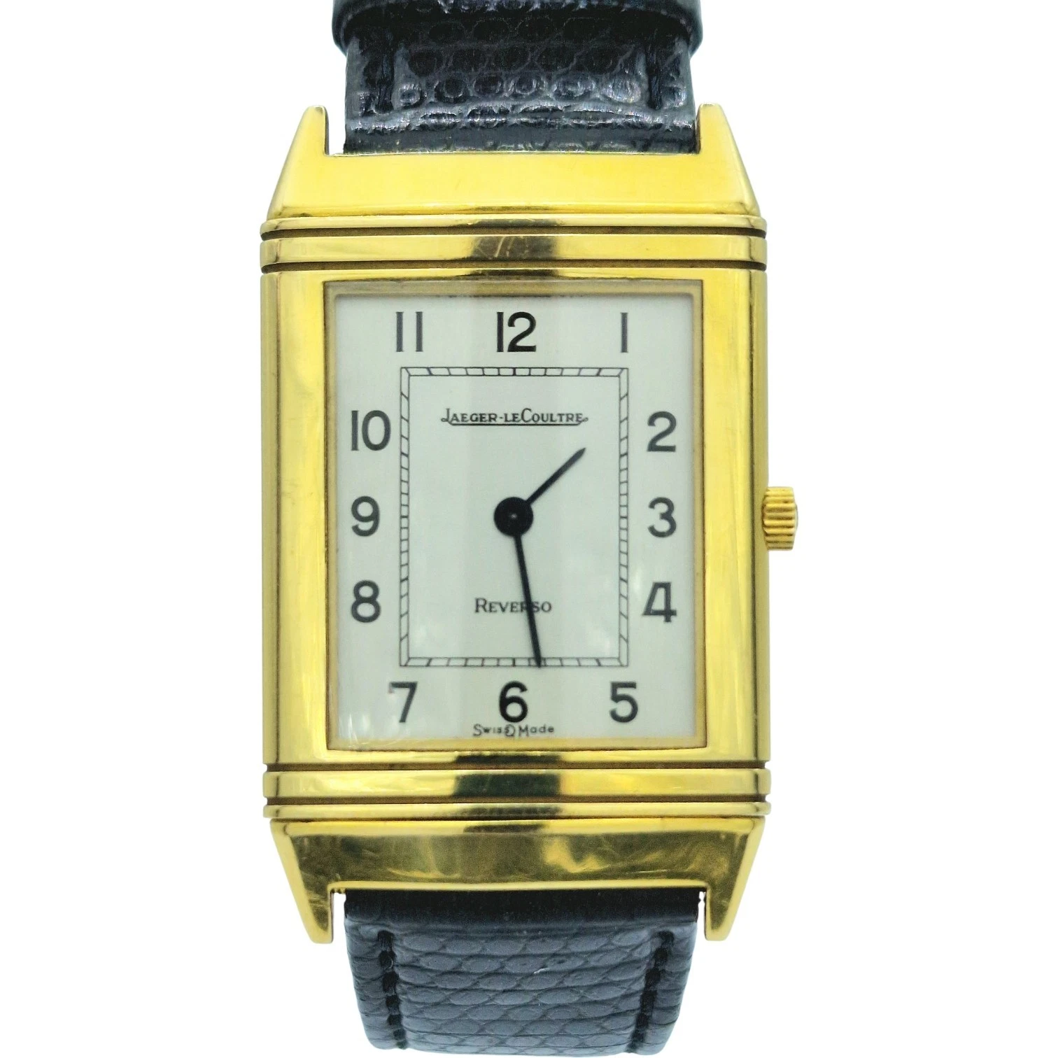 Jaeger LeCoultre — Jaeger-LeCoultre Reverso Gold Ref. 140.105.1 Bracelet Watch Quartz Case 750 Gold