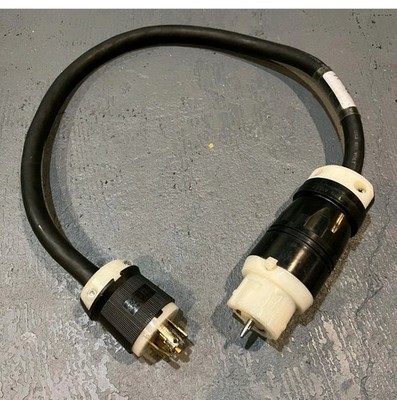 Hubbell L21-30 ( M ) To Leviton 3 Pole 4 Wire 50 Amp ( F ) Connector Adapter