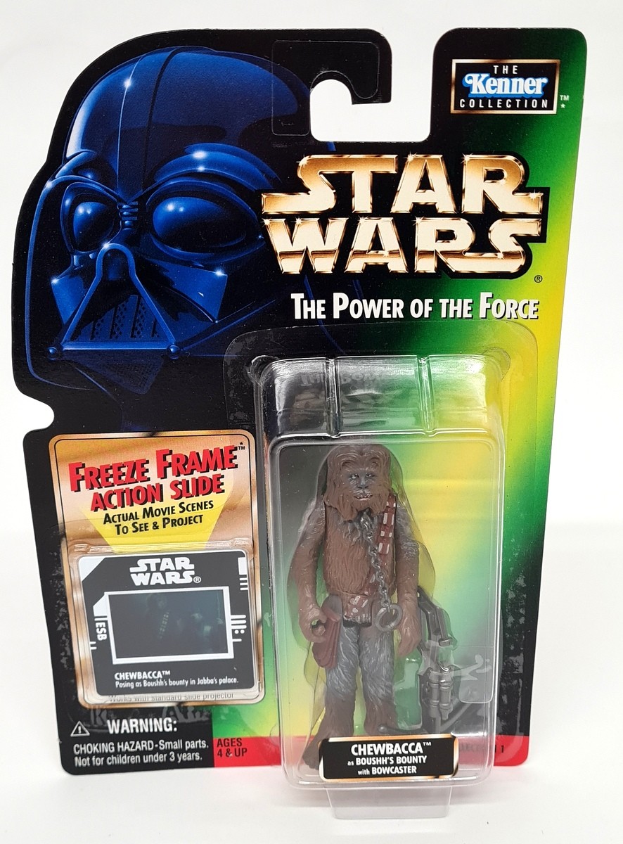 Kenner - Chewbacca Boushh Bounty POTF Freeze Frame ROTJ Star Wars Figure